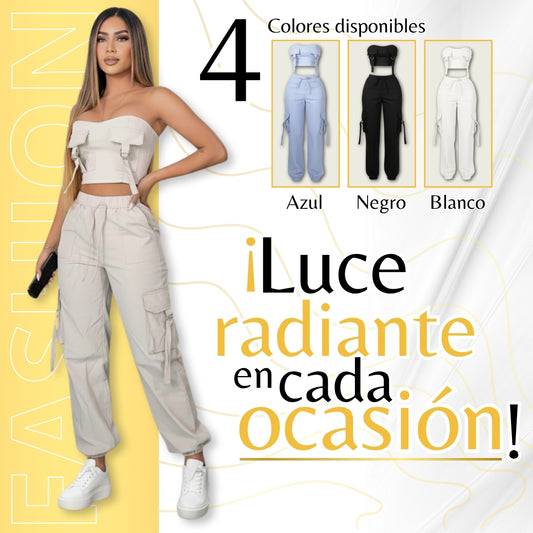 Conjunto Cargo Malibú ¡Destaca con estilo!